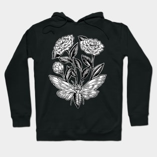 Cicada and Carnations Hoodie